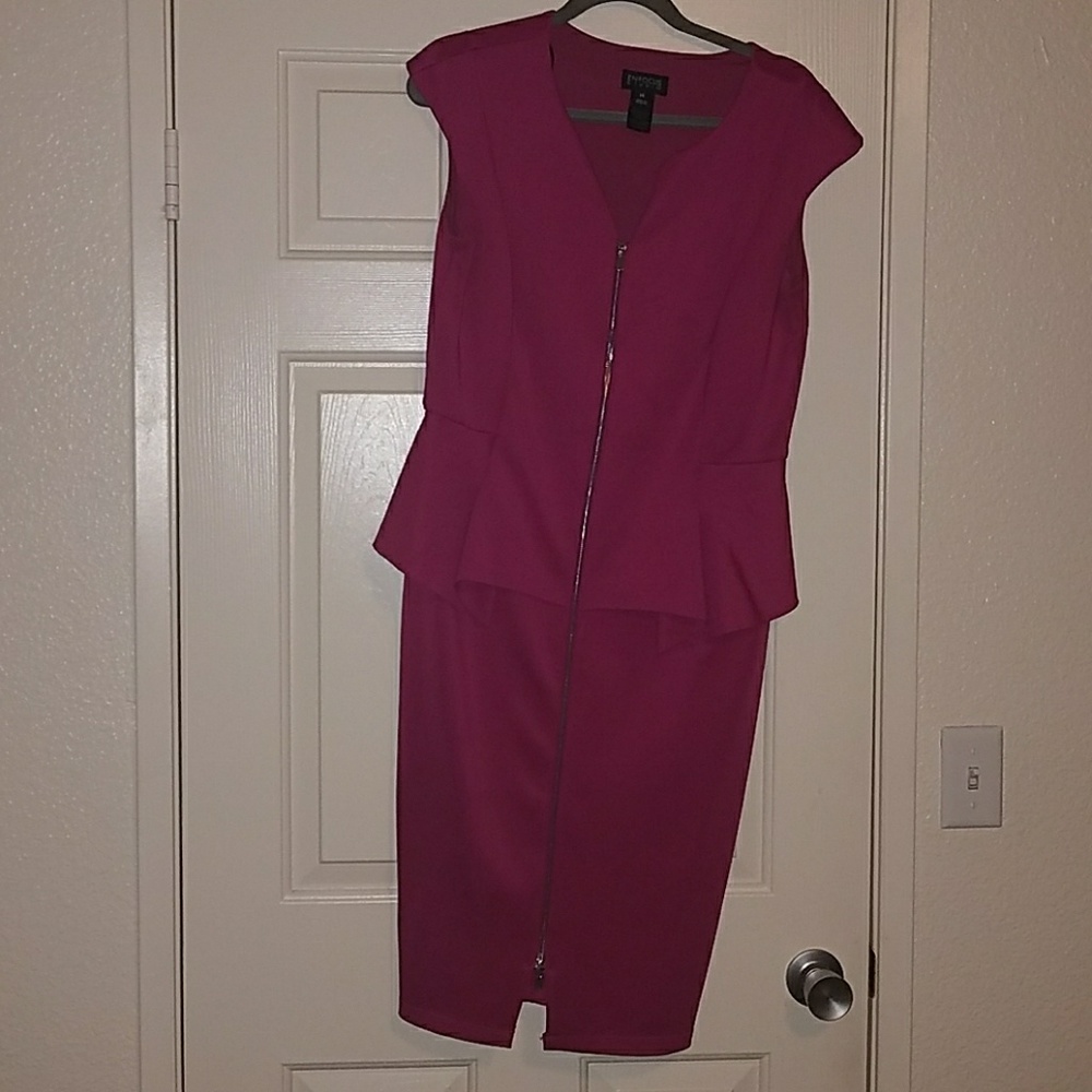 Classy Fuschia Dress